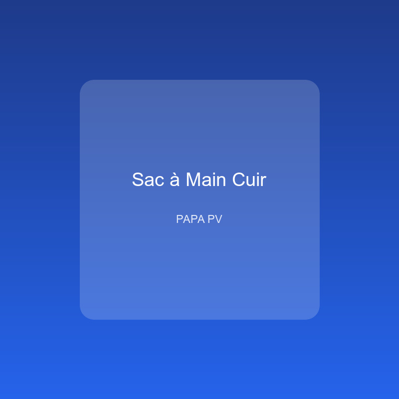 Sac à main en cuir véritable